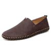 Men's Cross-Border Slip-On Driving Loafers: Casual Leather Sock Shoes for Spring/Summer - Handmade, Large Size Available
