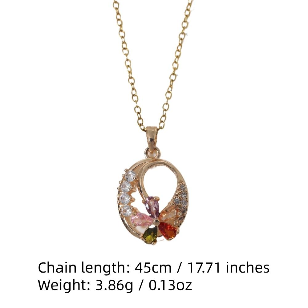 Simple Conch/wings Pendant Necklaces for Women Zirconia Necklace Wedding Party Jewelry Accessories