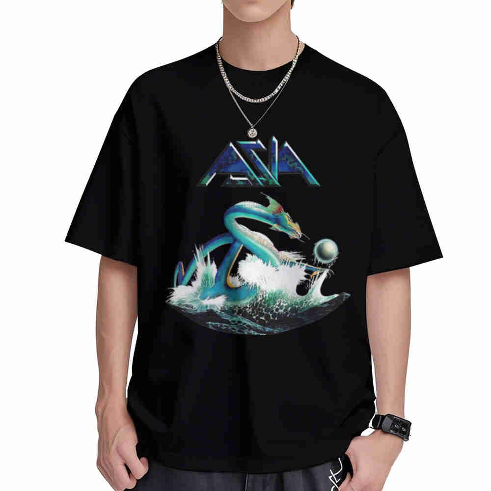 Asien Debüt Album Cover Kurzarm T-Shirt 100% Baumwolle T-Shirt