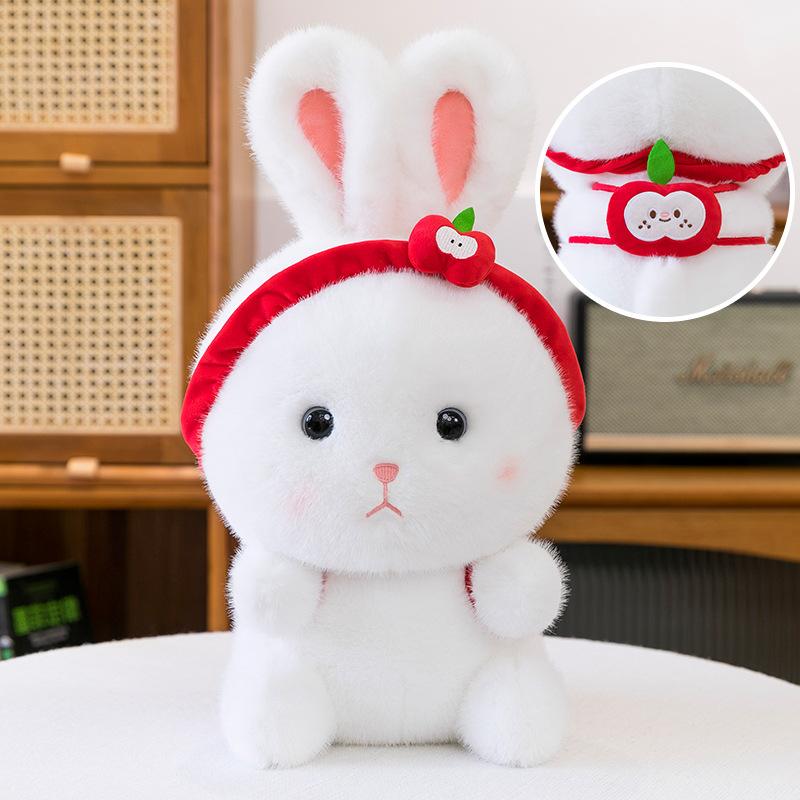 New Creative Fruit Strawberry Rabbit Plush Doll Doll Children's Transformation Rabbit Toy Doll Gift