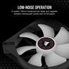 CORSAIR ML140 LED ELITE, 140mm Magnetic Levitation Red LED Fan with AirGuide, Single Pack (CO-9050123-WW)