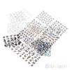 30 Sheets Mixed Floral Nail Art Stickers Decals DIY Manicure Design Accessories