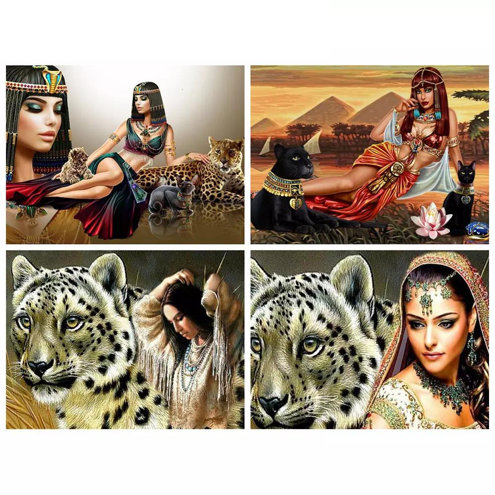 

30x40 см ручная алмазная живопись мозаика леопард Алмазная вышивка подарок или украшение для вышивки крестом