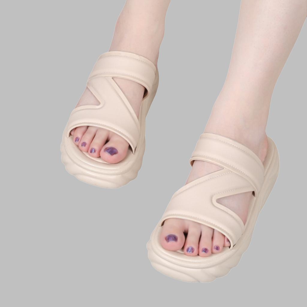Women Platform Slide Sandals Summer Outdoor Trendy Chunky Sole Beach Slippers Casual Fashion