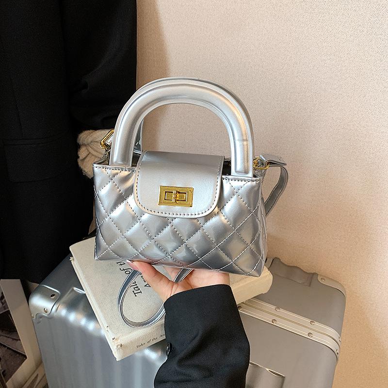 Niche diamond chain bag women's 2025 new summer fashion handbag, high-end small fragrant women's bag