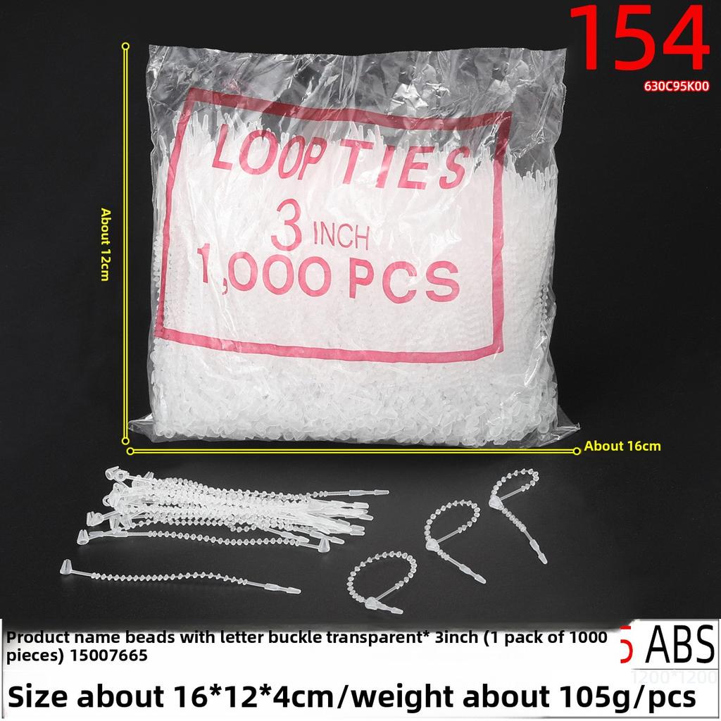 Schwarzes handgenähtes Fadenetikett mit einem Perlengarn, einer Gumminadel und Fadenetikett