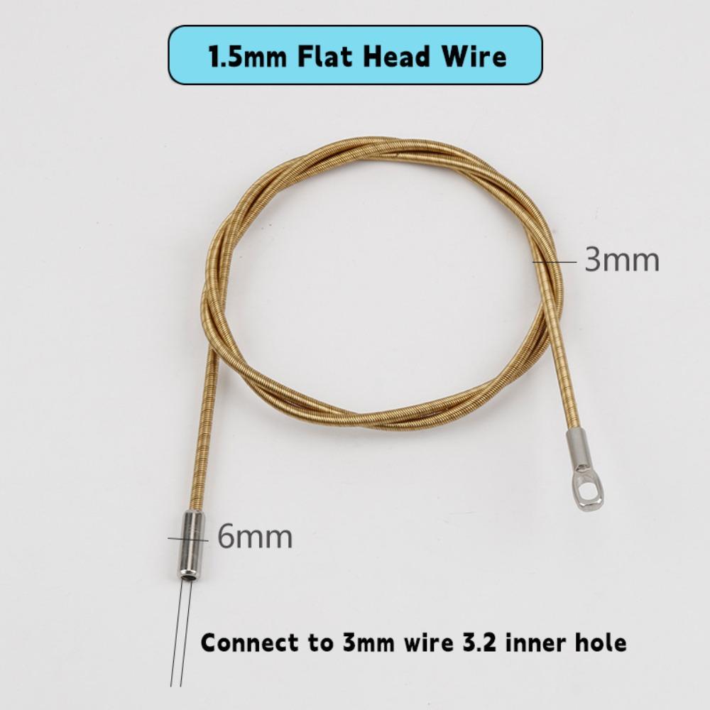 Electrician Tools Wire Puller Connector Head Connect To 3mm Wire Wire Cable Elastic Threader