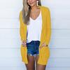 Women Long Sleeve Lightweight Cardigan Solid Color Long Jacket Top
