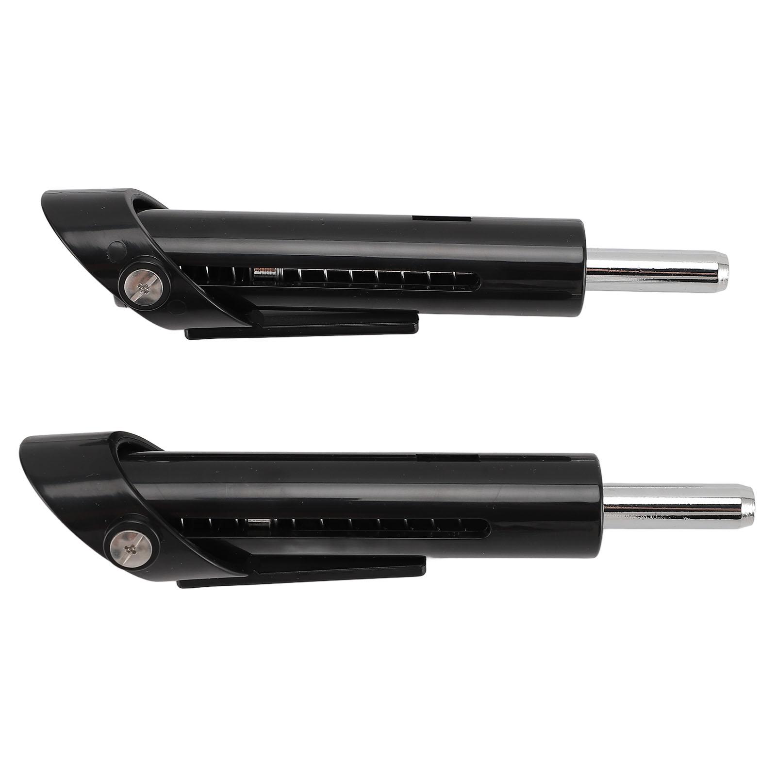 

2 шт. штырь для стека веса черный круглый высокопрочный ABS стальной штырь для спортзала для фитнес-оборудования 9.5MM