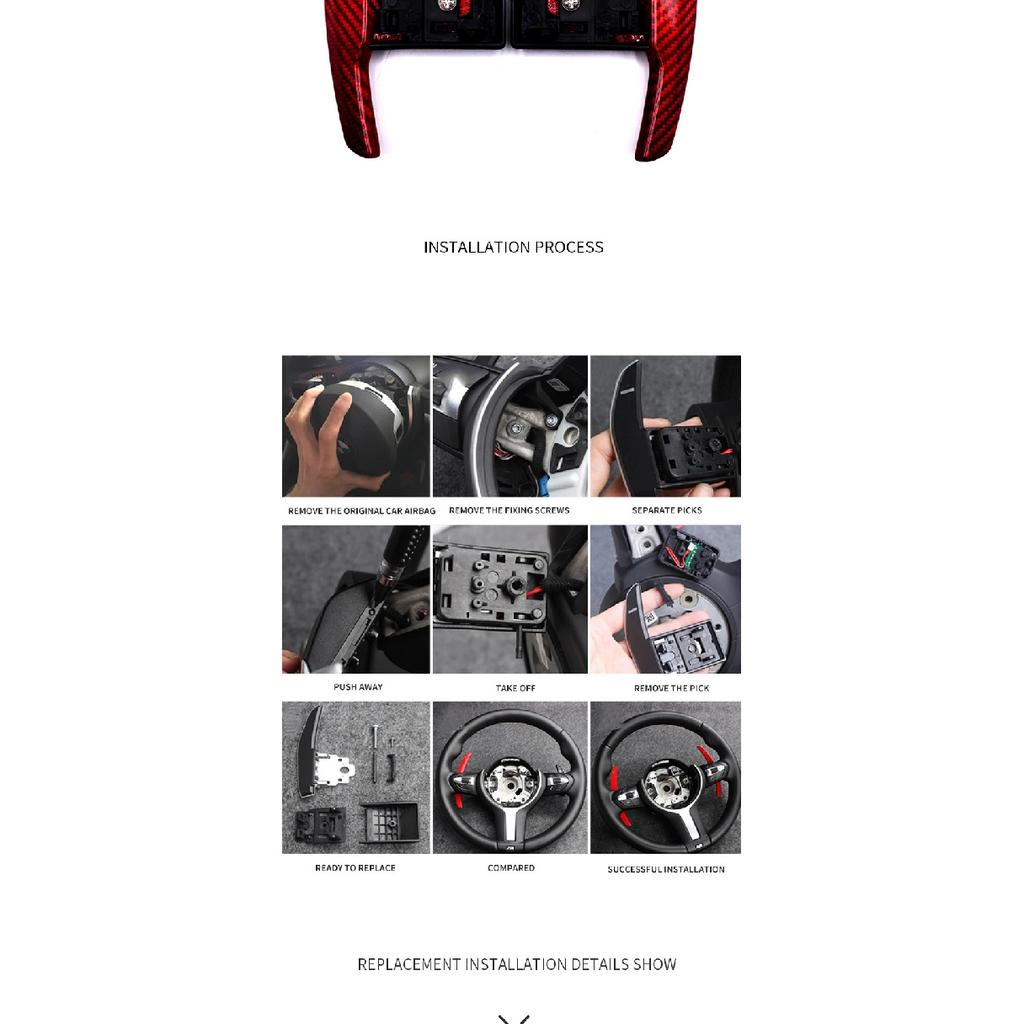 SK CUSTOM Carbon Fiber Steering Wheel Paddle Shifters for BMW F36 F21 F22 F32 F30 F02 F80 F11 F06 F20 F23 F10 F12 F26 F15 M3 M4