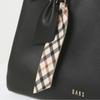 Daks Black Check Contrast Cowhide Tote Bag Dcba6e122bk