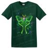 Luna Moth T Shirt Neon Green Botanical Insect Graphic Nature Art Tee Gift Idea