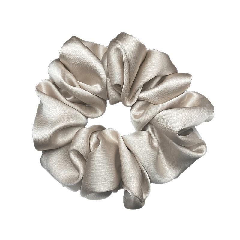 Premium Satin Solid Color Scrunchie for Women - Korean Style Elastic Hair Tie