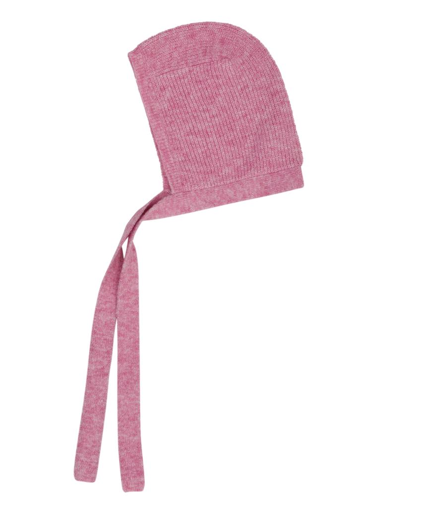 WAIKEI Hairy Ribbon Balaclava Pink