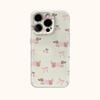 Dackel Kirsch Schleife Kunst Handyhülle für IPhone 17AIR 16E 16 15 14 13 12 11 17 Pro Max Plus Doppelschichtige Rückseite