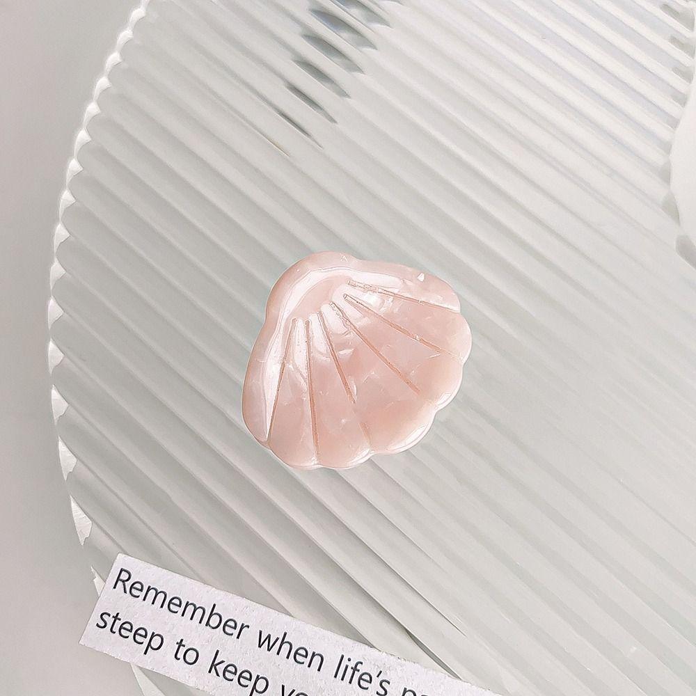 MeeresTier Mini Haarspange Fächerform Kleine Haarspangen Niedliche Muschelform Haarspangen Damen/Kinder