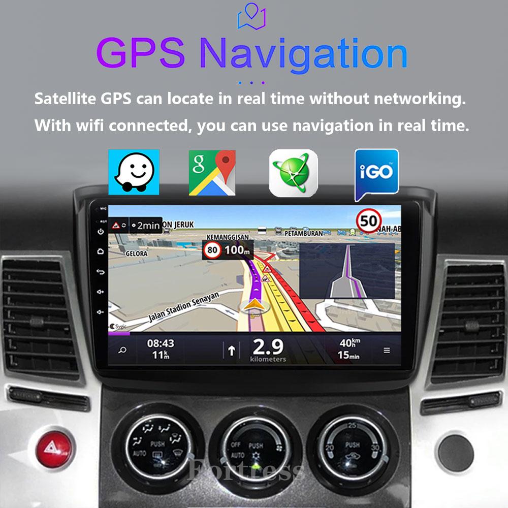 For Mitsubishi Pajero Sport 2 L200 Triton 2008 - 2016 Car Radio 2 Din Android Auto Multimedia Carplay 2din DVD GPS Navigation