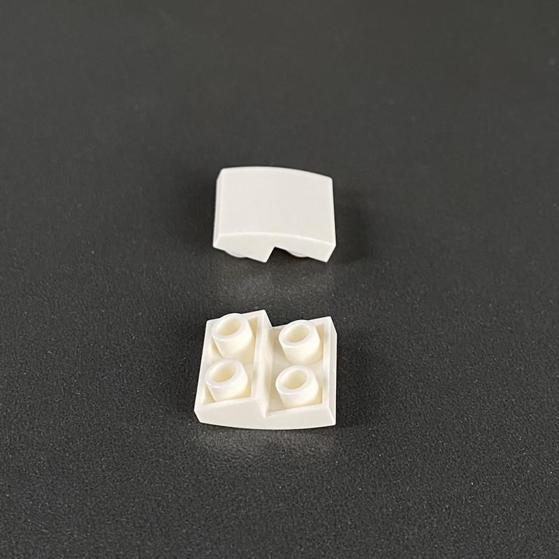 Compatible With 32803 2X2 Reverse Arc Parts Small Particle Assembly Technology Building Block Accessories Parts Moc Spare Parts