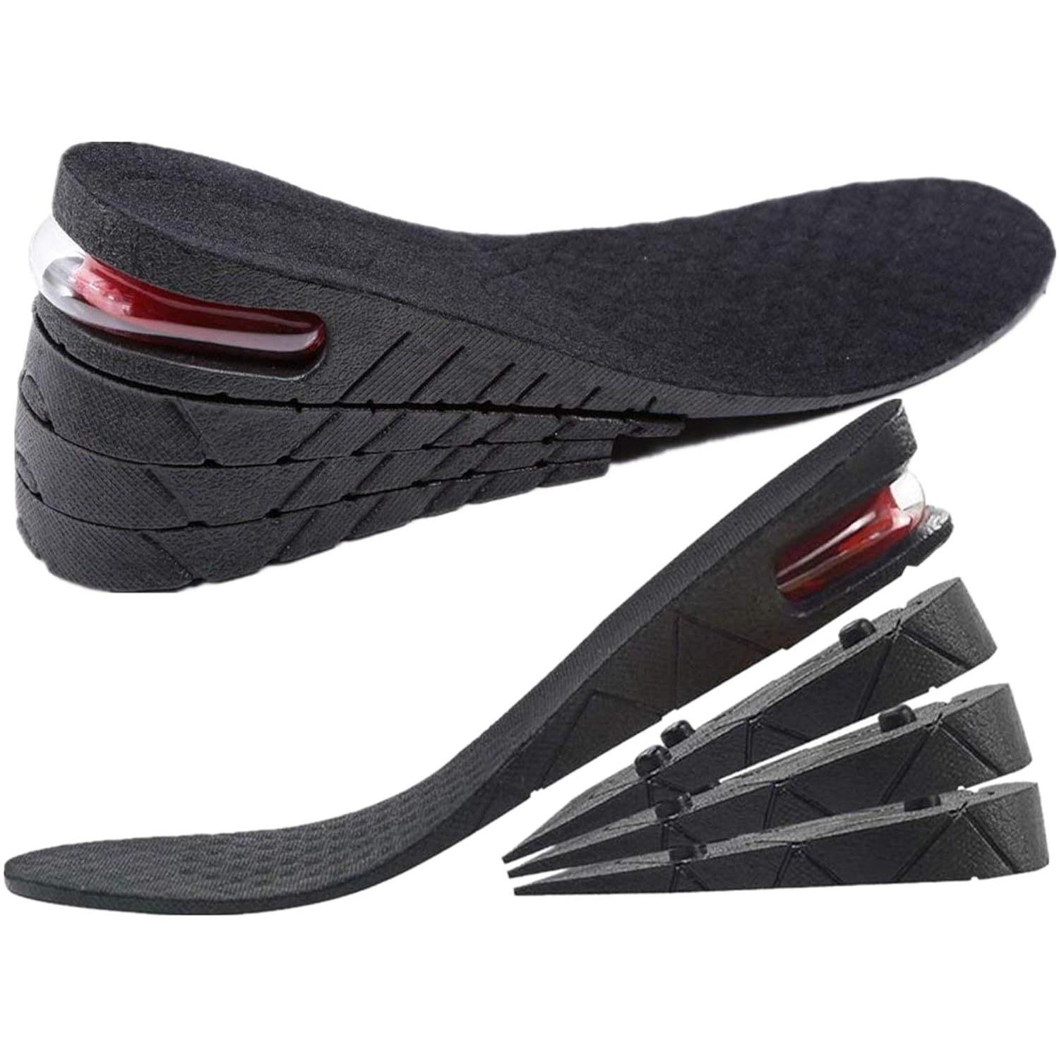 

Insole 22.5cm 27cm unisex height increase 4-layer structure maximum 7.5cm equipped air cushion shock absorption heel lift secret insole.