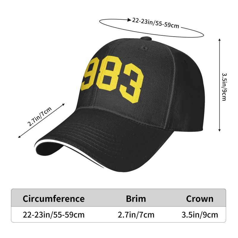 Fashion Unisex Born In 1983 Birthday Baseball Cap Adult Adjustable Dad Hat Women Unisex Sports