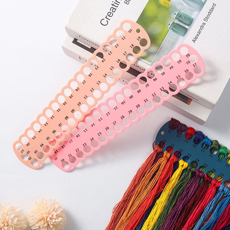 37 Holes Embroidery Floss Organizer Cross Stitch Threads Holder Storage Tool DIY Craft Thread Sorter Organization Sewing Kit