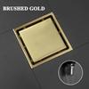 Floor Drain Invisible 304 Stainless Steel Tile Dual-Use Bathroom Shower Room Anti-Odor Anti-Bug Floor Drain Core