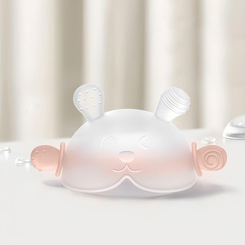 1 Set Kleinkind Beißring Baby Zahnungsgel Silikon Beißlöffel Lebensmittelecht Sicher zum Kochen und Einfrieren