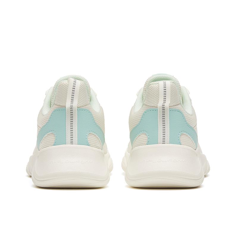 New Anta Durable Breathable Low Top Running Shoes Women's White Blue 922245526-3