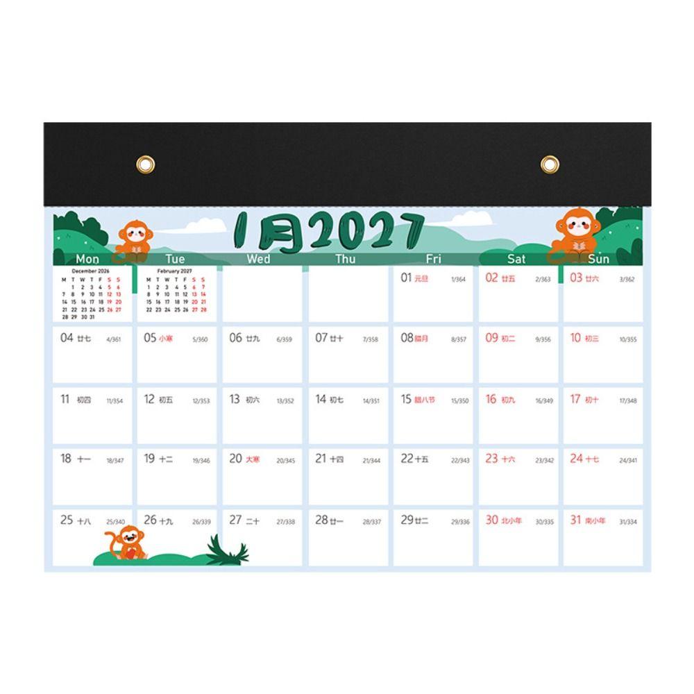 2027 Wall Calendar 12 Months Calendar Planner Time Tool Agenda Planner Stationery
