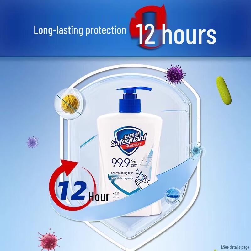 Safeguard Antibacterial Hand Wash (420g x 2)