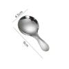 Short Handle Dessert Spoon Stainless Steel Creative Coffee Spoon Multipurpose Mini Cute Ice Cream Cake Scoop Kitchen Tableware