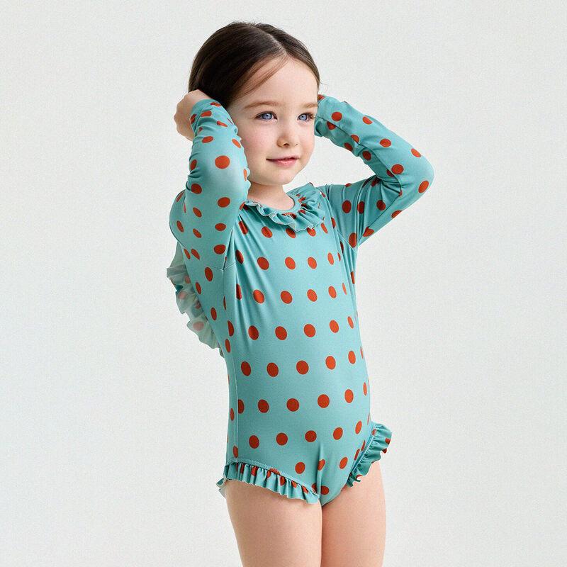 Costume da bagno intero Yun'er Ma per bambine, protezione solare UPF50+, ad asciugatura rapida