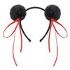 Nezha headband children's hair card funny photo props new headgear cute Nezha headband hairball ball head