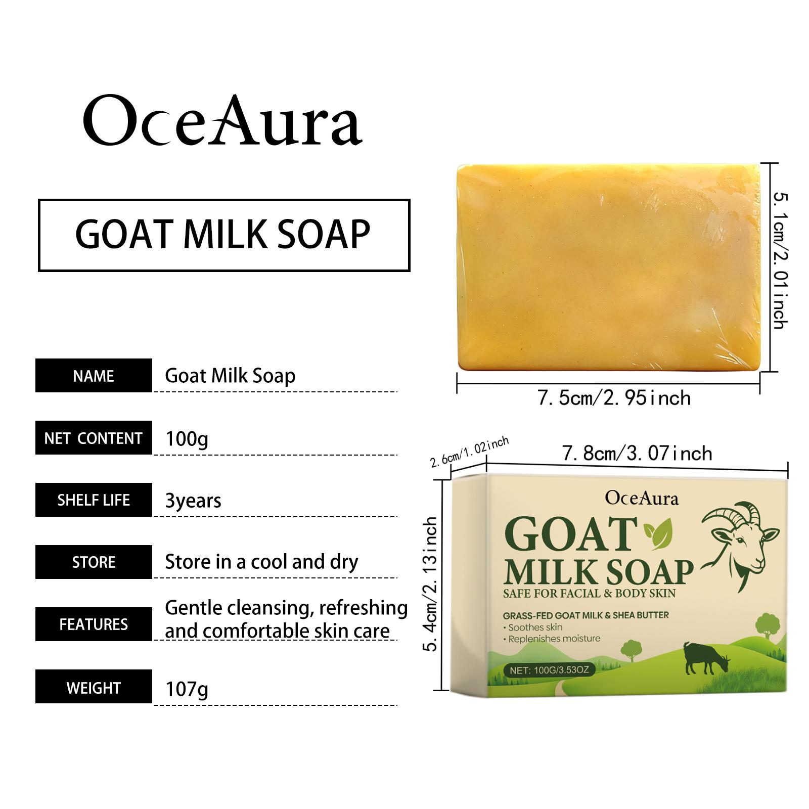 

Moisturizing Cleansing Bar Soap, Gentle Full-Body Clean for Soft Smooth Fragrant Skin, Daily Shower Soap for All Skin Types 100g