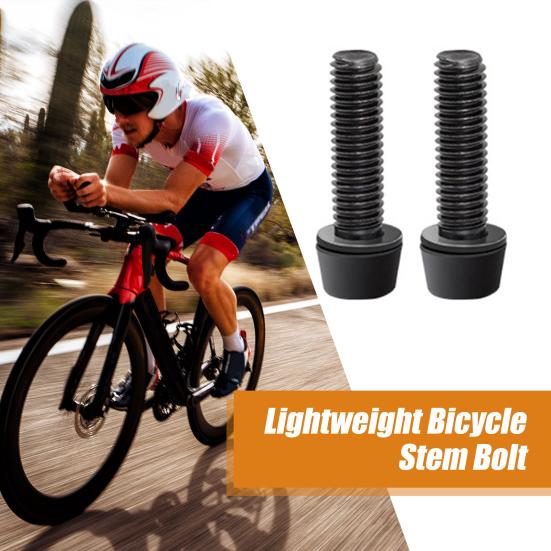 6Pcs Stainless Steel Bike Stem Bolt Heavy Duty Metal Colorful BMX MTB Road Mountain Bicycle Stem Screw Cycling Bike Accessories