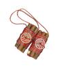 Peach Wood Five-Color Thread Pendant Set - 7 Pcs (7 cm) for Living Room or Bedroom Decor, Stress-Relief Charm