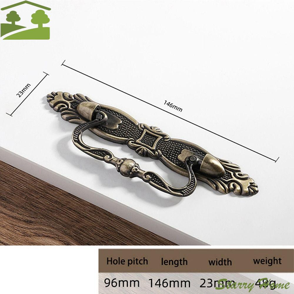 1Pcs European Striped Classical Vintage Old-fashioned Drawer Handle Cabinet Handle for Kitchen Cupboard Furniture Handle
