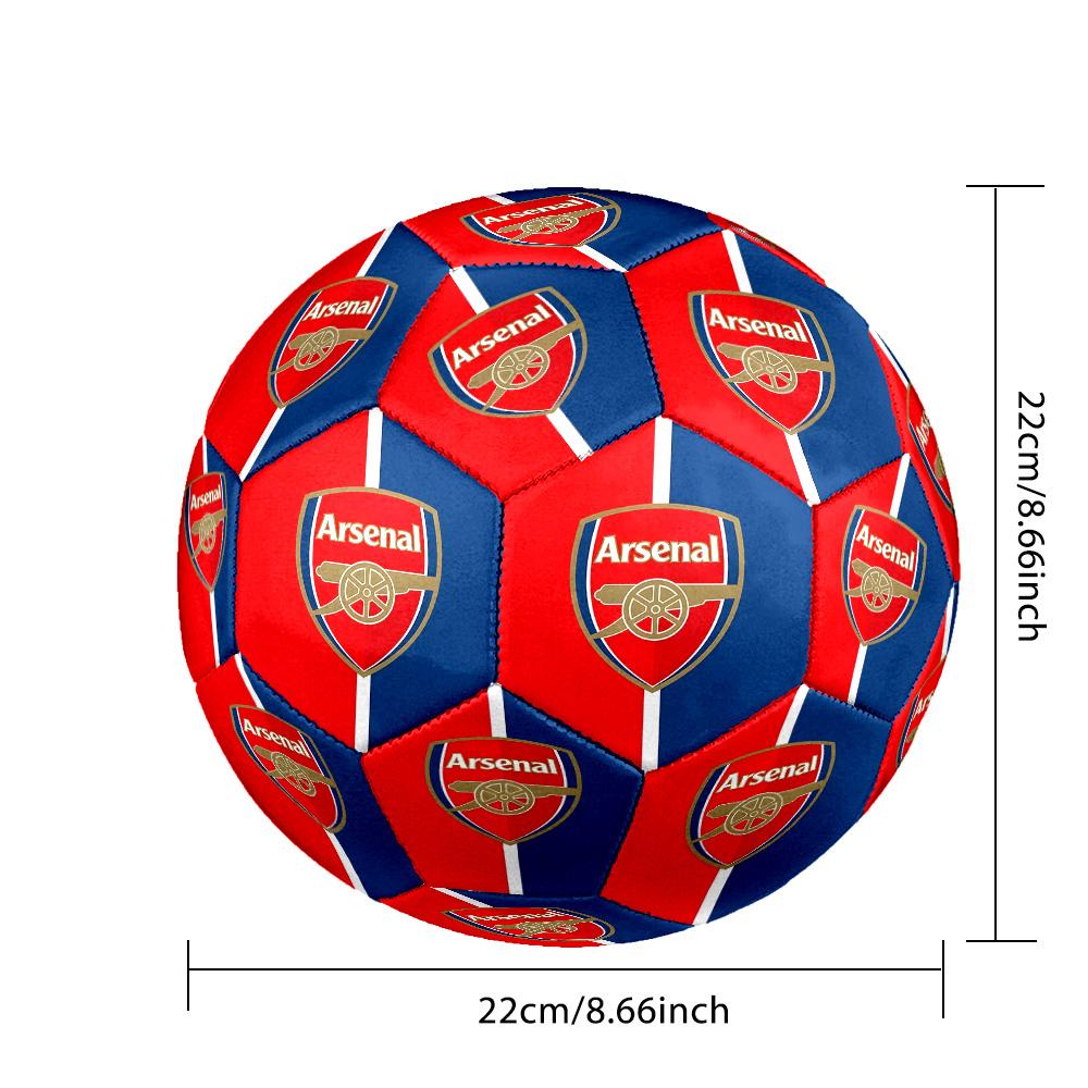 Arsenal Football Club Crest Size 5 Football Machine-Stitched Indoor/Outdoor Universal Football Ideal for Soccer Enthusiasts