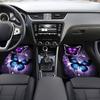 Autofußmatten Set: 4 Stück, Mit Stilvollem Schmetterlingsdruck, Universell Passend Für Limousinen, SUVs & Lkw, Multifunktionale Kofferraummatten –