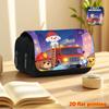 1pc Firefighter-Themed Flip-Top Pencil Case Suitable for Boys & Girls - Double-Layer Large Capacity School Organizer with Fire & Firefighter, Portable
