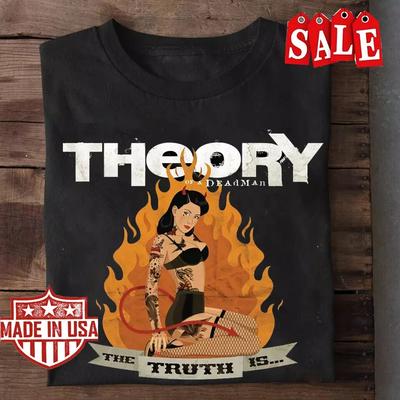 Theory of a Deadman Die Wahrheit ist Geschenk für Fans Schwarz Alles T-Shirt