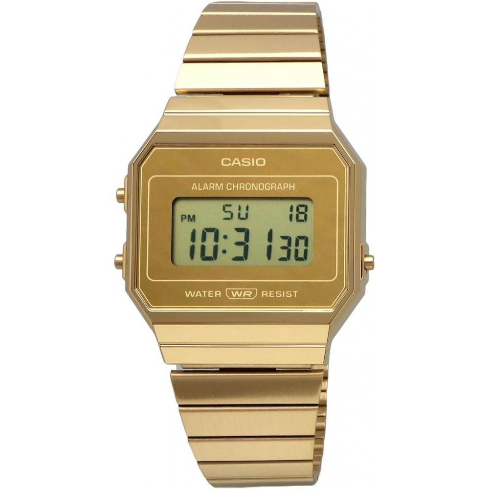 [CaSio] CaSio Digital Watch Vintage SerieS A700wevg 9a Men S woMen S Gold overSeaS Model [parallel Imported Product] Gold A700wevg 9a