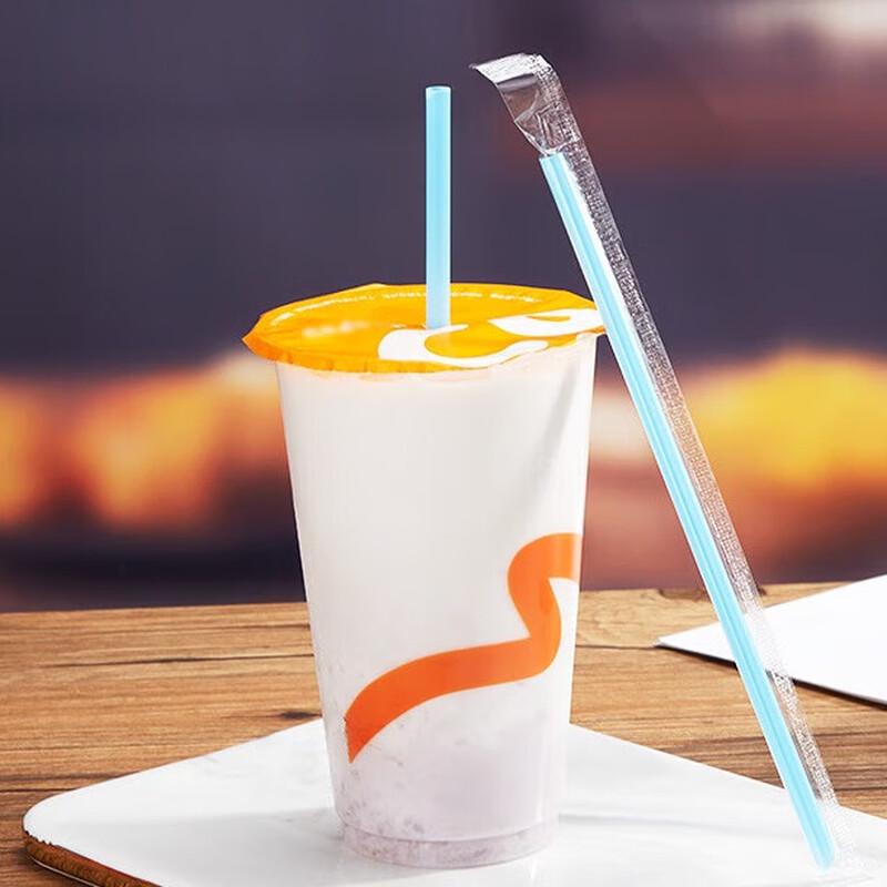 Fanshun Individually Wrapped Thin Disposable Straws