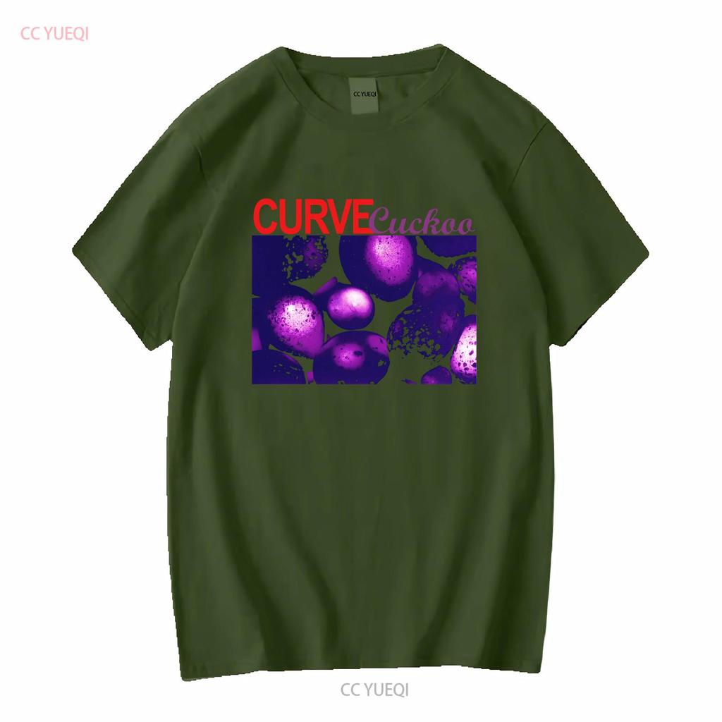 Curve T Shirt Cuckoo Long or Short Sleeves Vintage Washed Slightly Designer Clothes Homme Top For Everyday Wear Soft Breathable