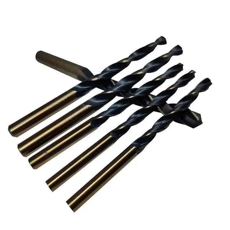 99PCS Drill Bit Set 1/16" To 3/8" High Speed Steel Drill with Plastic Storage Case Premium HSS Black Gold Coated Twist Hex Shank