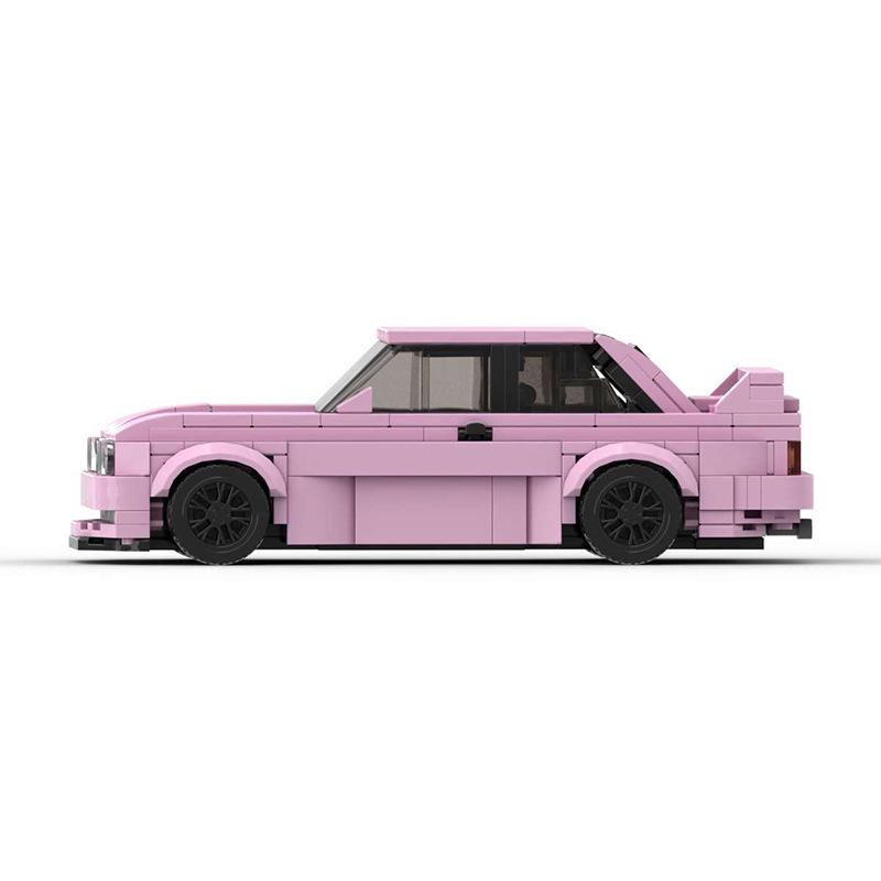 LEGO-Compatible BMW M3 E30 Speed 8 Stud Car Model Set