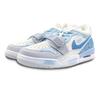 Jordan Legacy 312 Slip Resistant Abrasion Resistant Low top Vintage Basketball Shoes Men's White Blue HQ1190-101(Team116-)