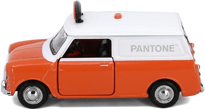 Tiny City Morris Mini Cooper Mk 1 Pantone Color 1/50 (Tigerlily)