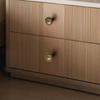 Modern Simple High-End Antique Brass Cabinet Door Handle Light Luxury for Wardrobe Shoe Cabinet - Vintage Style Hardware