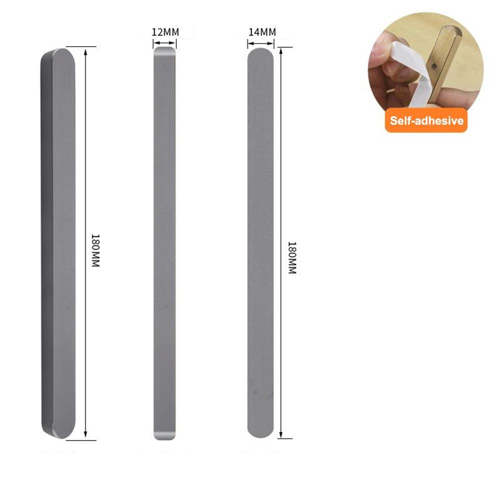 Samolepicí rukojeť na posuvné dveře ze slitiny hliníku 7palcová úchytka na zásuvku Bez vrtání Multifunkční rukojeť na skříňku